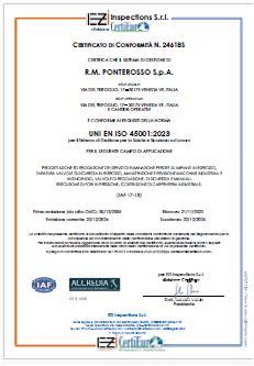UNI EN ISO 45001:2023