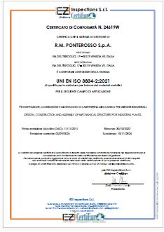 UNI EN ISO 3834-2:2021